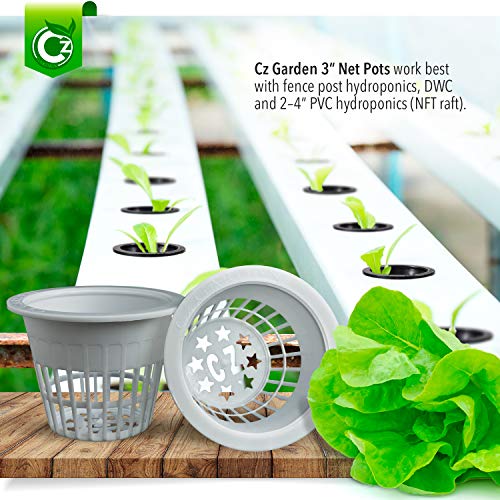 Cz Garden Supply 3 inch Net Cups Heavy Duty Pots Wide Rim Design - Orchids • Aquaponics • Aquaculture • Hydroponics Slotted Mesh for Kratky Wide Mouth Mason Jars - Image 5