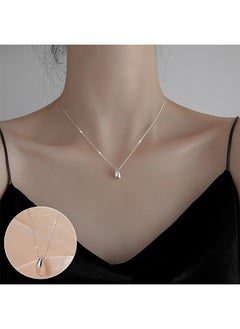 Dainty Drop Water Pendant Necklace, Elegant And Simple Silver Plated Stainless Steel Necklace For Women Cubic Zirconia - pzsku/Z8929D593D9C94A6B268FZ/45/_/1714985029/198e69cd-b481-4b57-ae50-8e9a1213f450