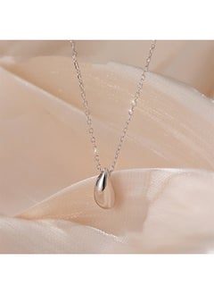 Dainty Drop Water Pendant Necklace, Elegant And Simple Silver Plated Stainless Steel Necklace For Women Cubic Zirconia - pzsku/Z8929D593D9C94A6B268FZ/45/_/1714985031/99b5434f-5228-49ea-b479-0415701eb6a7