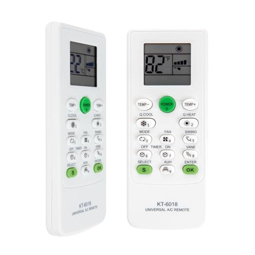 Wostore Universal AC Remote Control - 6000 in 1 LCD A/C Conditioning Controller for Multiple Brands Including Mitsubishi, Toshiba, Hitachi, Fujitsu, Daewoo, LG, Samsung, Electrolux, Sanyo, and AUX - Image 1