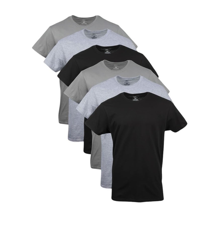 George Men's Assorted Crew T-Shirts, 6 Pack (XL) - Image 1