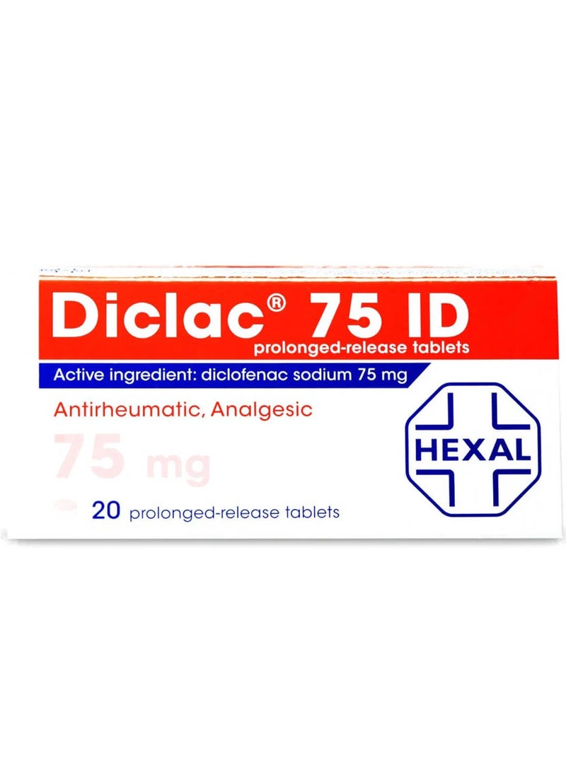 HEXAL Diclac 75 mg Tablet 20pcs - Image 1