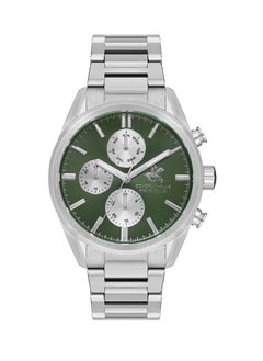 BEVERLY HILLS POLO CLUB Beverly Hills Polo Club Men's Watch, Multi Function Display and Metal Strap - BP3633X.370, Silver  - Image 1