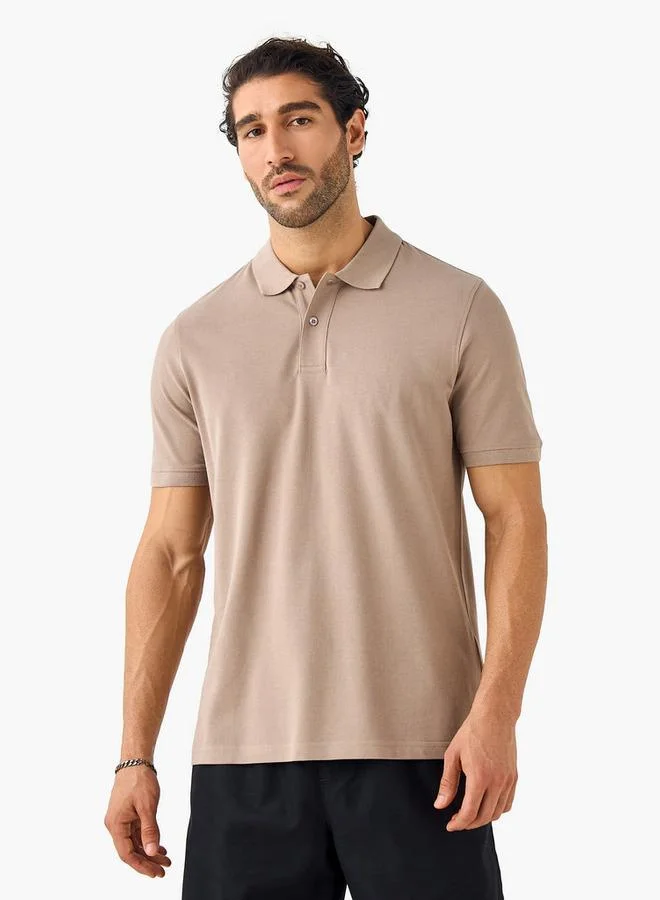 Splash FAV Regular Fit Polo T-shirt with Short Sleeves