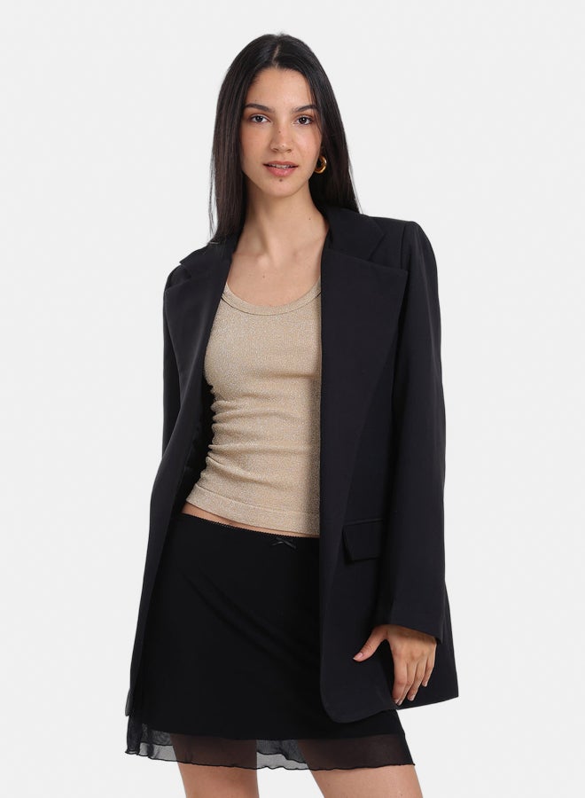 Carina Stylish Black Blazer  - Image 1
