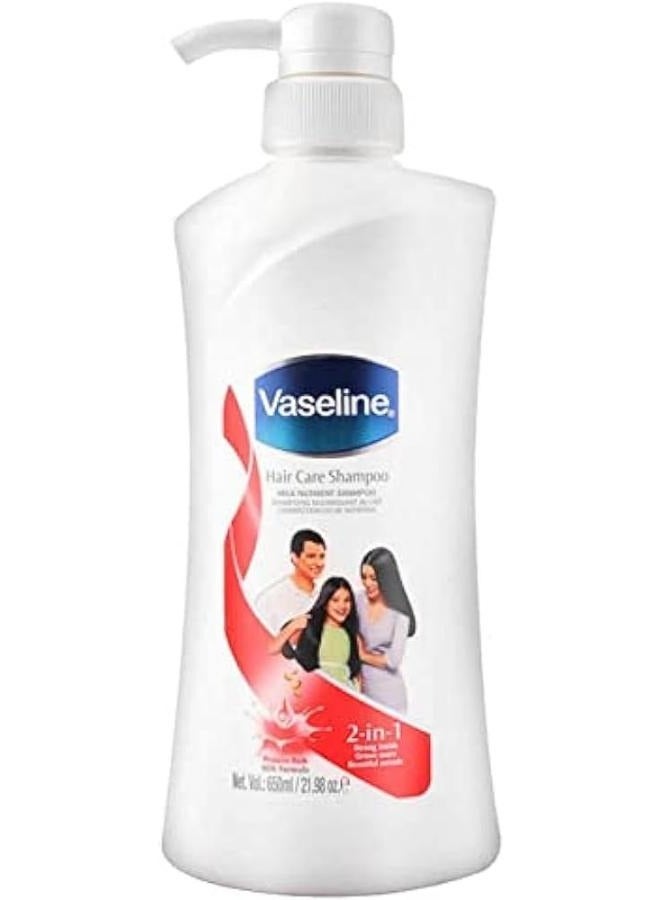 Vaseline 2 In 1 haire care Shampoo Milk Nutrient 650 ml