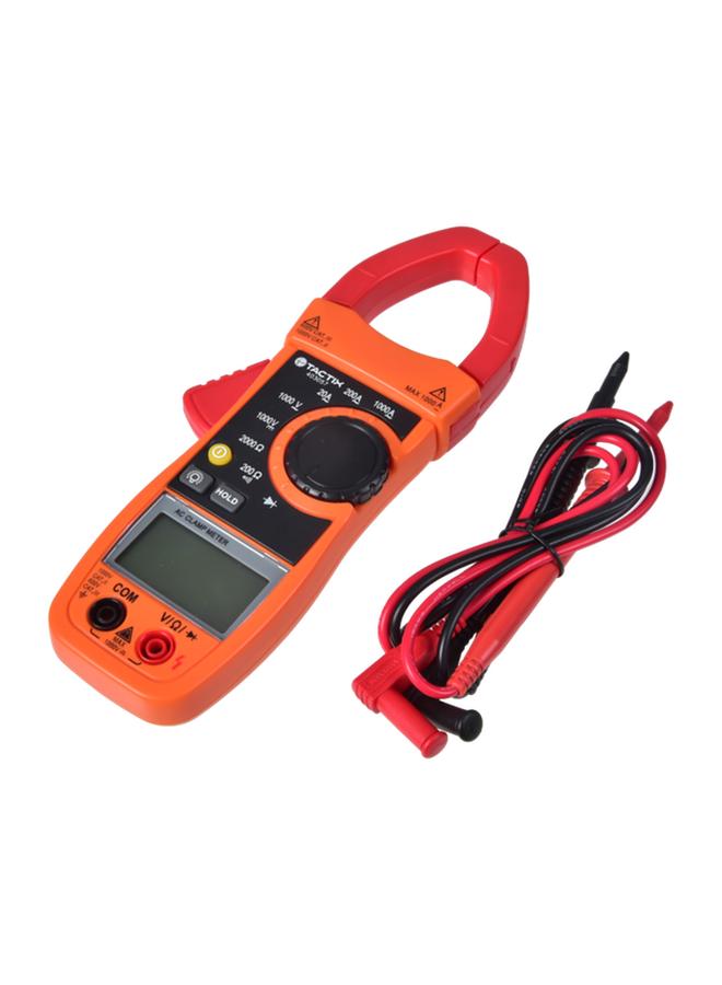 Tactix AC Clamp Digital Multi-Meter Orange and Black 403057 - Image 1