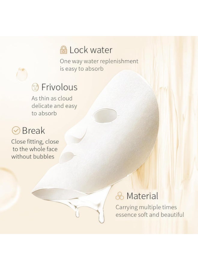 BIOAOUA 10 Pcs Korean Face Mask Skincare Set - Hyaluronic Acid Sheet Masks for Intense Hydration, Anti-Aging, Brightening & Skin Repair, Vegan Facial Treatment for All Skin Types - Image 4