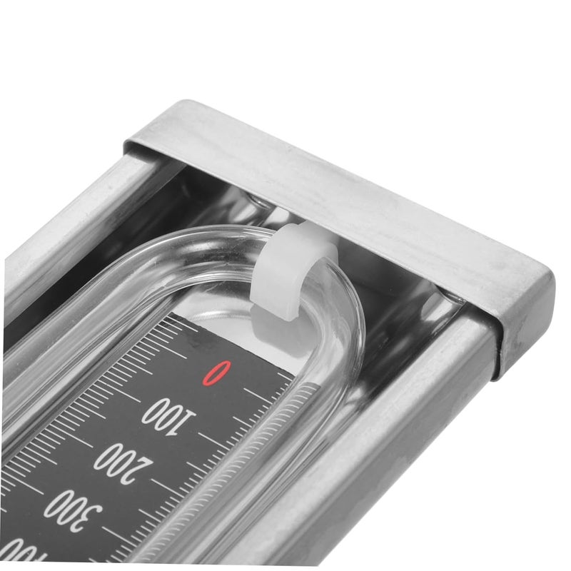 Garneck U-shaped pressure gauge, digital water pressure gauge, column pressure sensor, pressure gauge, U pipe pressure gauge, vacuum pressure gauge, vacuum tube tester, test accessories, stainless - Image 3