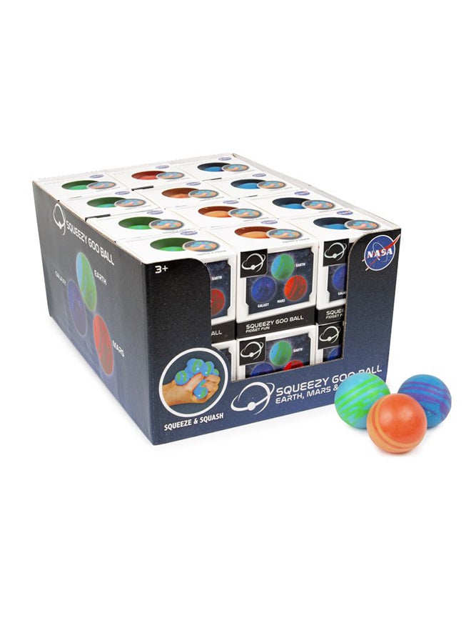 RMS Nasa Squeezy Goo Marble Balls 3 Asst – Fun Kids Toy, Interactive Playtime & Gift Item - Image 2