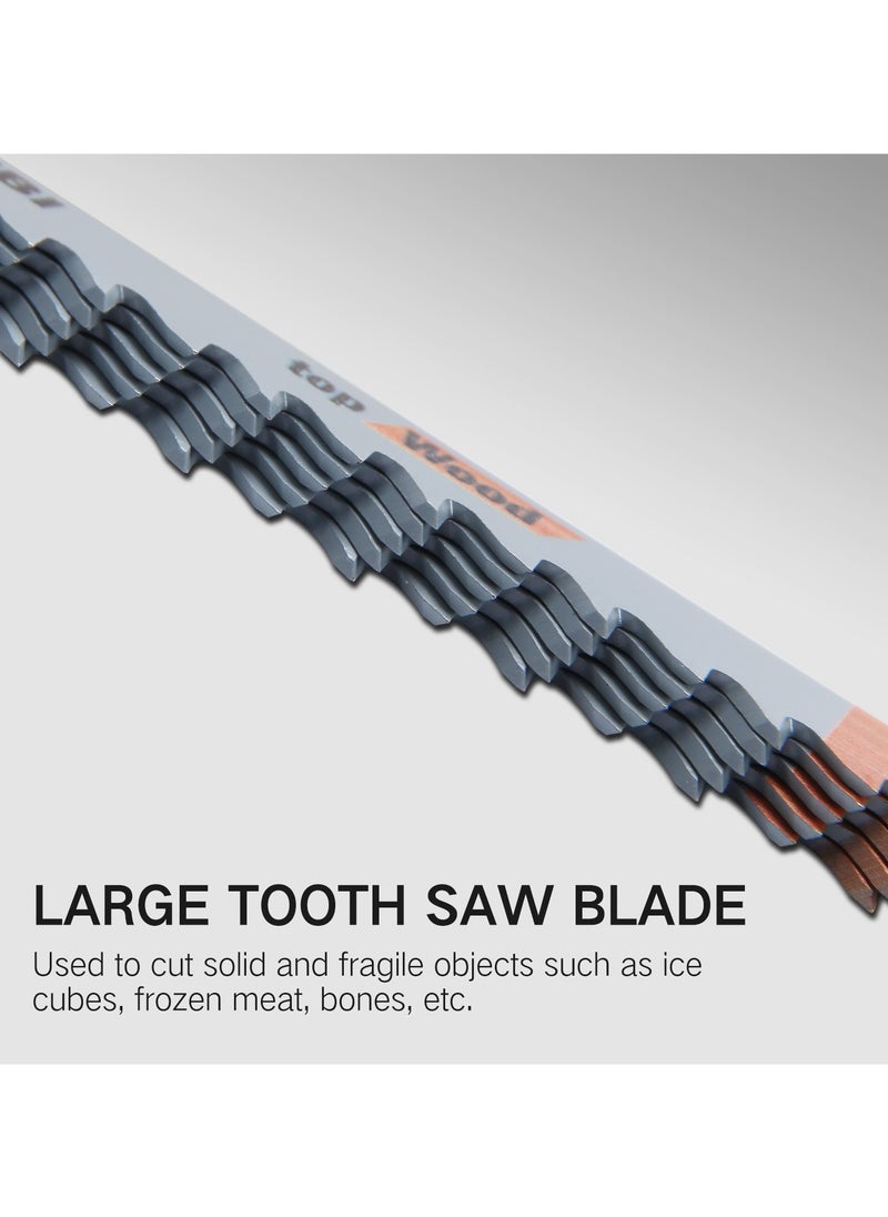 KSEIBI Wood Cutting Saw 240MM Stainless Steel Reciprocating Saw Blades S1542K - 5 Pcs, Durable and Versatile Cutting Blades  - Image 4