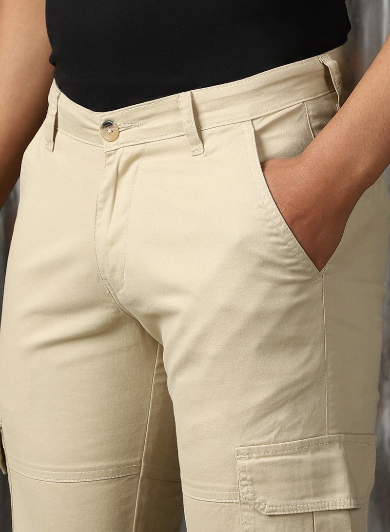 هاي ستار بنطلون رجالي كاكي أنيق ومريح للاستخدام اليومي - Image 5