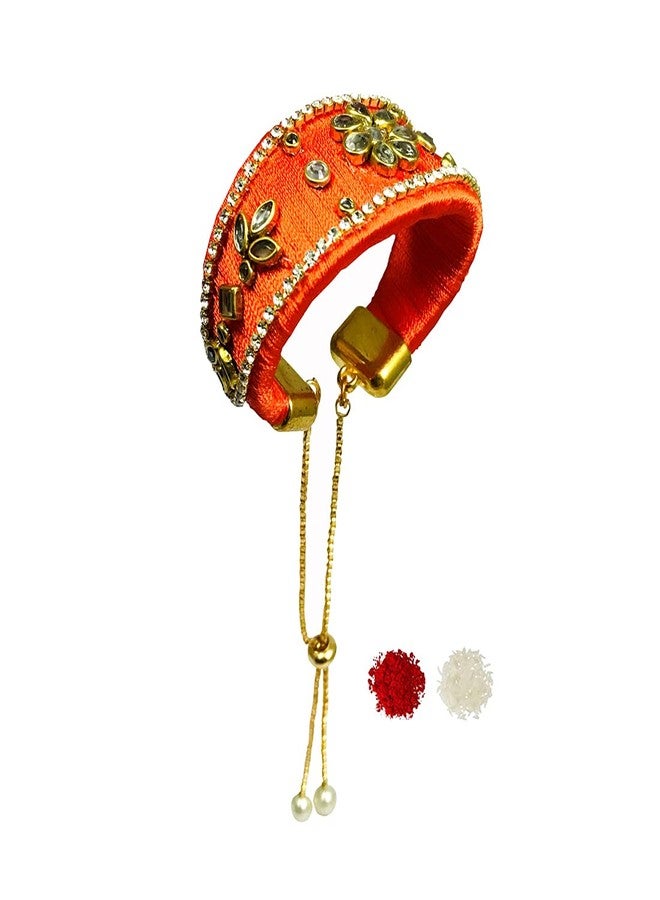 Evisha Bhabhi Rakhi Lumba Chuda Hanging Bracelete For Bhabhi Kada-68 | Kids Rakhi | rakhi || rakhi set || rakhi for brother || rakhi for brother and bhabhi || rakhi combo || bhaiya bhabhi rakhi || rakhi gifts