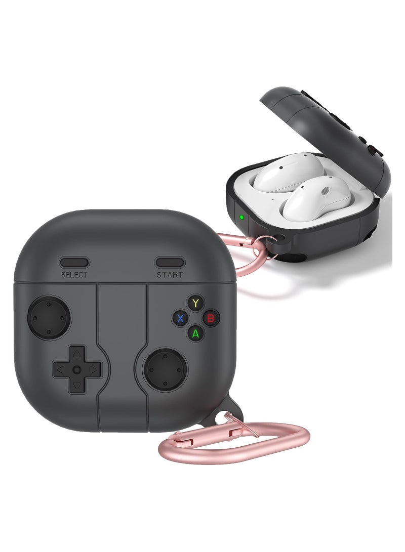 SOLARAE Headphone Cases for Samsung Galaxy Buds Pro 2 Case Galaxy Buds 2 Case Galaxy Buds FE Case Galaxy Buds Pro Case Galaxy Buds Live Case Cover Silicone Game Player Design - Image 1