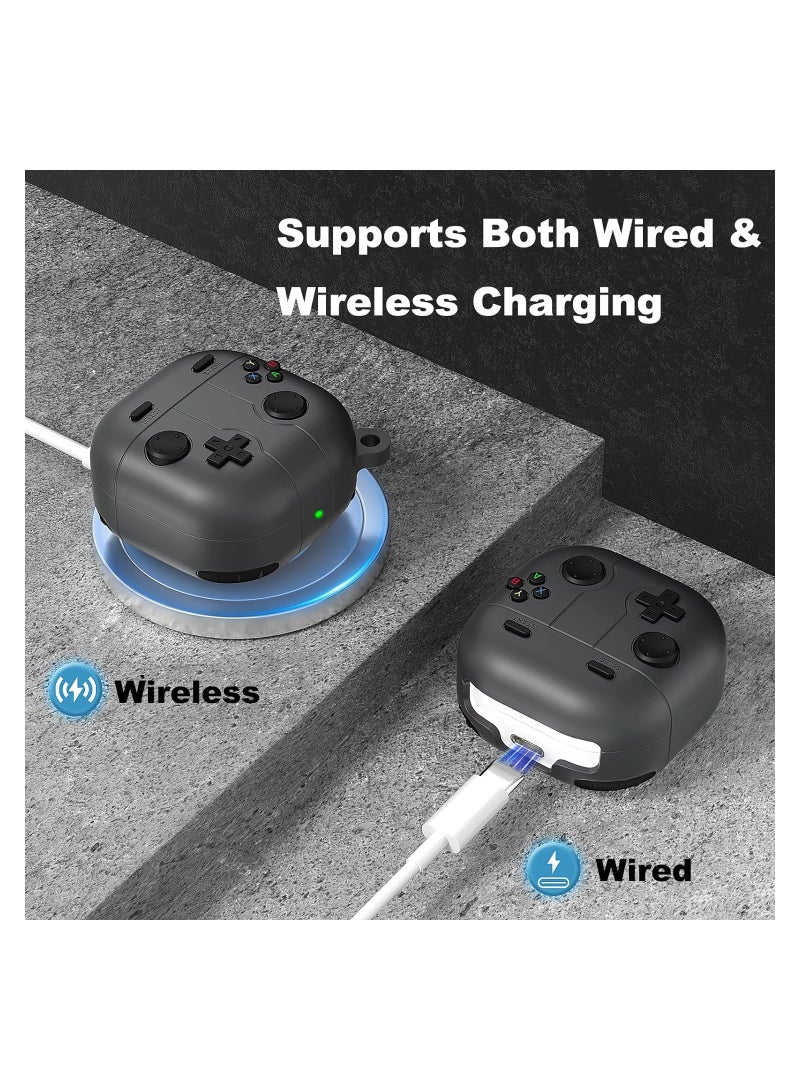 SOLARAE Headphone Cases for Samsung Galaxy Buds Pro 2 Case Galaxy Buds 2 Case Galaxy Buds FE Case Galaxy Buds Pro Case Galaxy Buds Live Case Cover Silicone Game Player Design - Image 5