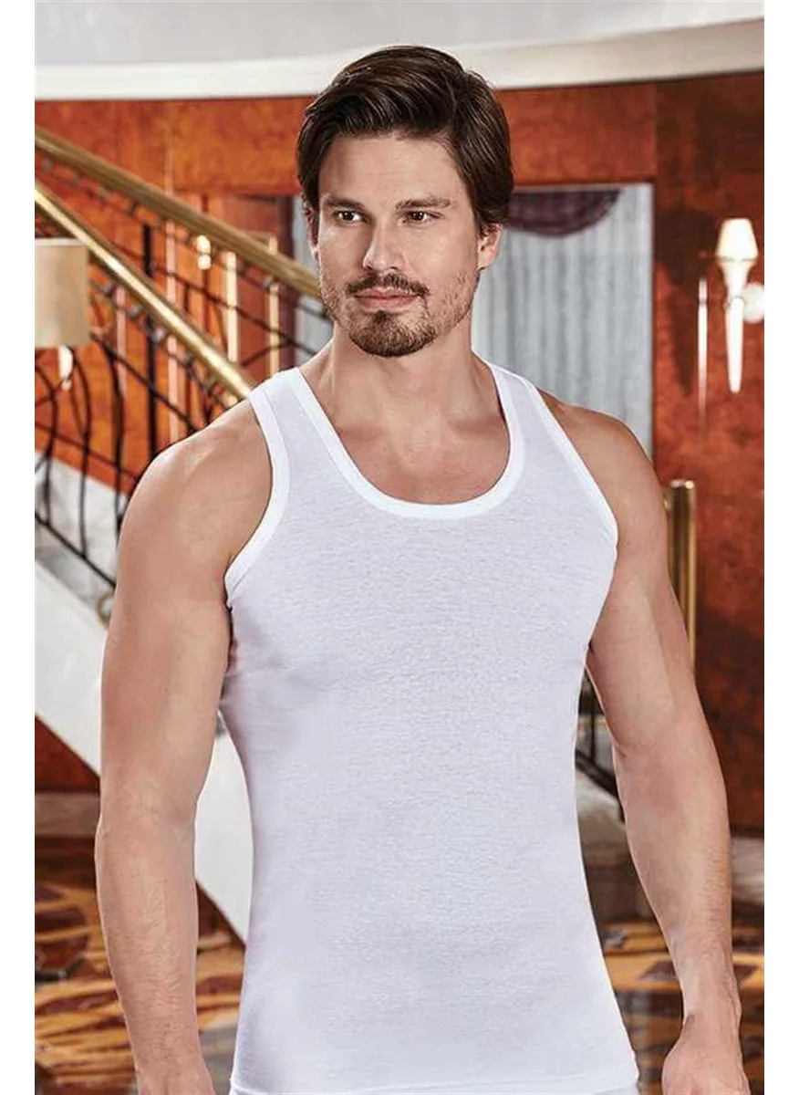 Berrak 1001 3-Pack Cotton Slim Fit White Men's Undershirt