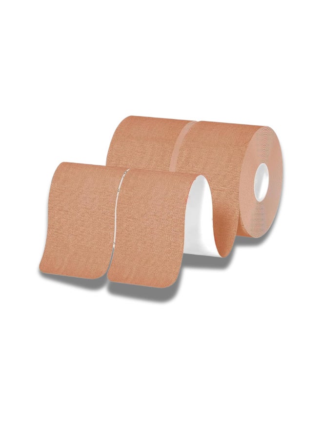 ماكدو مجموعة من قطعتين من شريط الحركة - مضاد للحساسية، علاجي، ومقاوم للماء، ومقاوم للتعرق لتخفيف آلام العضلات، والتعافي من الإصابات في صالة الألعاب الرياضية، وكرة القدم، والتنس، والسباحة - Image 1