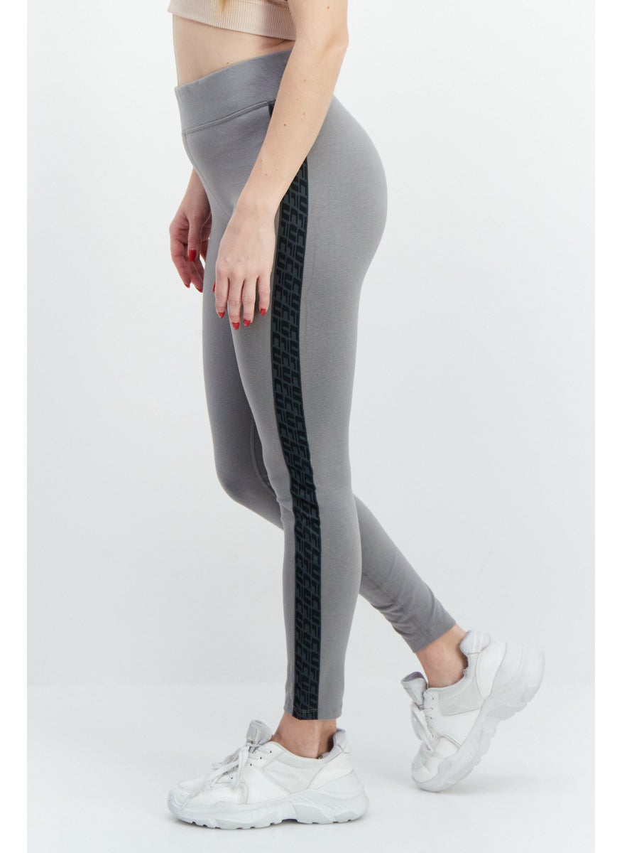 Ufc - Women Sportswear Fit Brand Logo Training Tights, Grey - Image 1