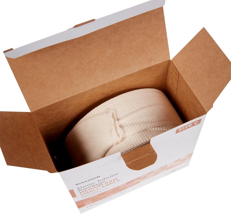 McKesson Elastic Tubular Bandages  Compression Stockinette Injury Support  Size C 2 34 in x 11 yd 1 Count 1 Pack - Image 4