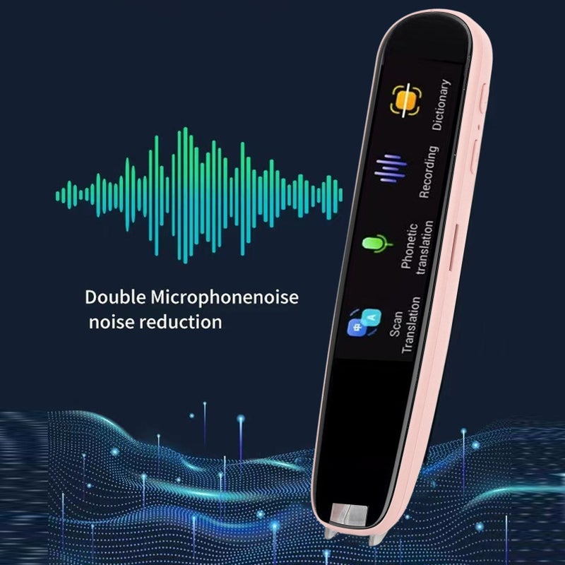 Portable 112 Language Translation Reading Pen Voice Translator Device for Students Adults Pink - Image 5