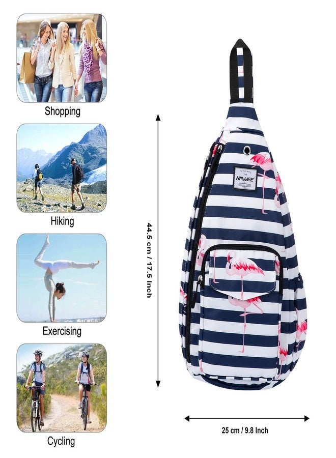 HAWEE Sling Backpack Purse for Women Waterproof Chest Bags - Image 5