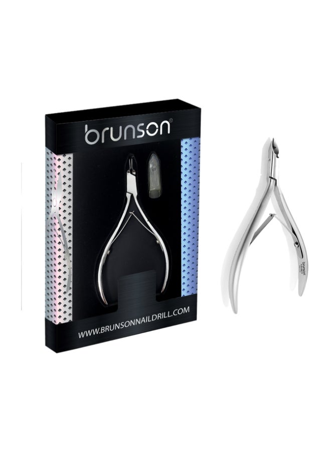 brunson مقص جلد الأظافر 14 5 مم مزيل جلد الأظافر مقص لتجميل الأظافر والقدمين مزيل الجلد الميت IL-05 - Image 1