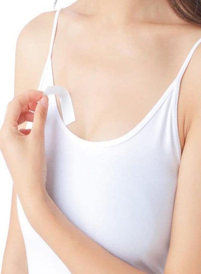 KITSSENTIAL Womens Clear Double Sided Fashion Beauty Tape For Clothing And Body - 36 Strips - Fashion Dressing Tape/Invisible Double-Sided Body Tape (Fabric And Skin Friendly) | Transparent - Image 1