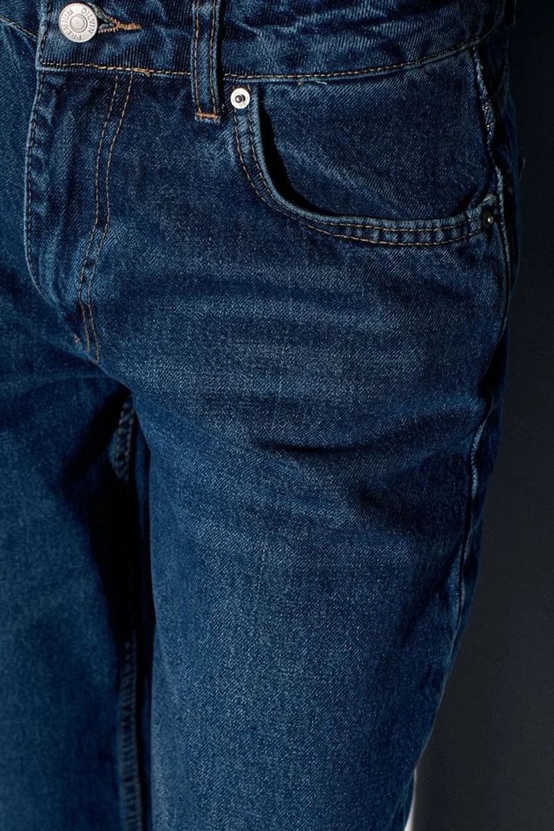 Dilvin Mid Blue Denim DILVIN Women’s Low-Waist Wide-Leg Jeans for Women | Best Price UAE