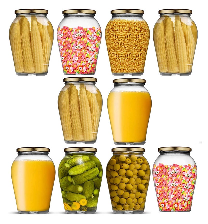 Ash  Roh Ash & Roh Glass Kitchen Canister Set - 1000 ml, 6 Pieces - Image 2
