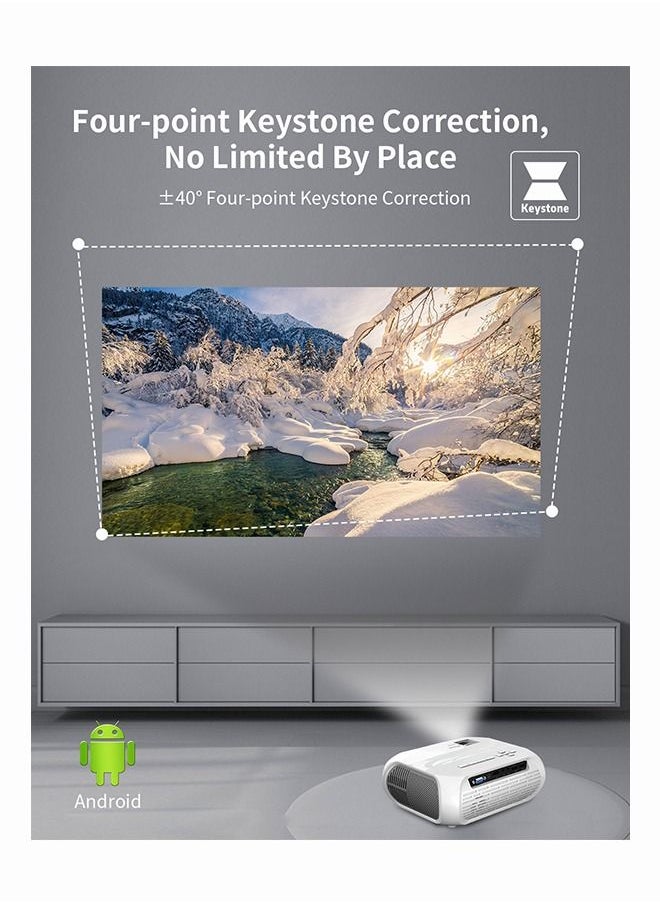 Portable Projector Wifi Android Full Hd Led 1920x1080p 5000 Lum