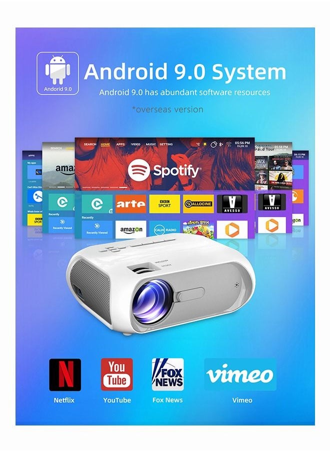 Portable Projector Wifi Android Full Hd Led 1920x1080p 5000 Lum