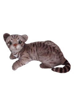 Tickles Cute Cat Soft Stuffed Plush Animal Toy For Kids Birthday Giftss (Color: Brown; Size: 21)  - Image 2