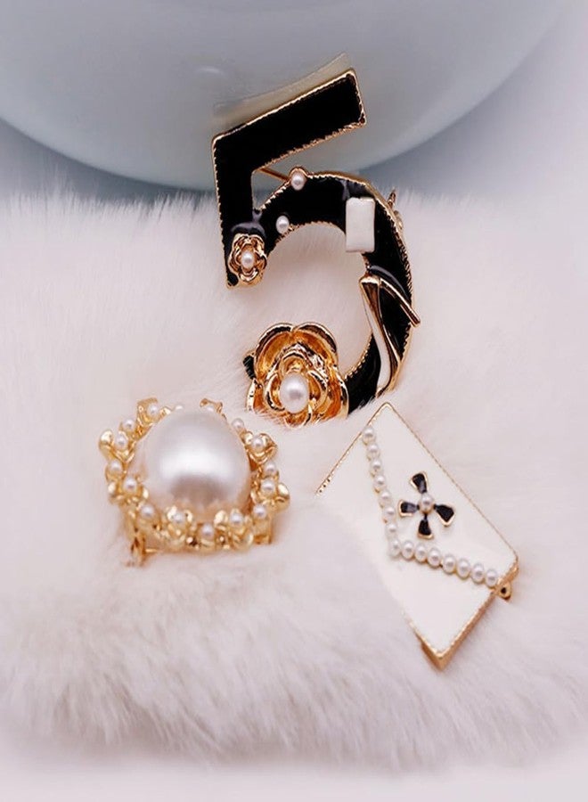 Glamtune Celebrity Designer Inspired Gift Set Wedding Party Jewelry Flower Brooch Pin - Image 5