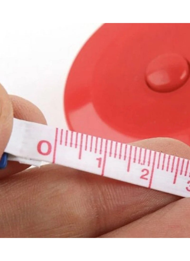 Flexible Sewing Tape Measure Body Measuring Tape, 150cm Short Retractable Tape Measure with Practical Design - Random Color