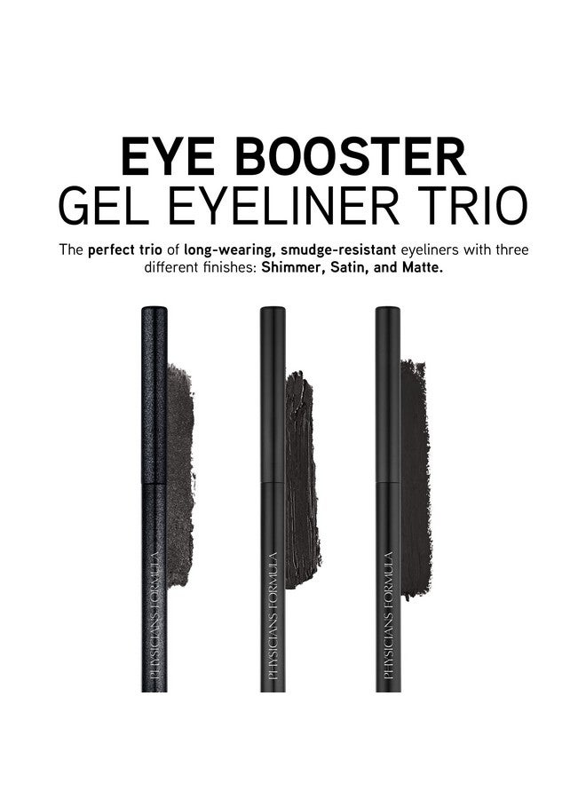 Physicians Formula Eye Booster Gel Black Eyeliner Set of 3, Shimmer, Satin, Matte, Water-Resistant, Smudge Resistant, Lasts All Day - Image 5