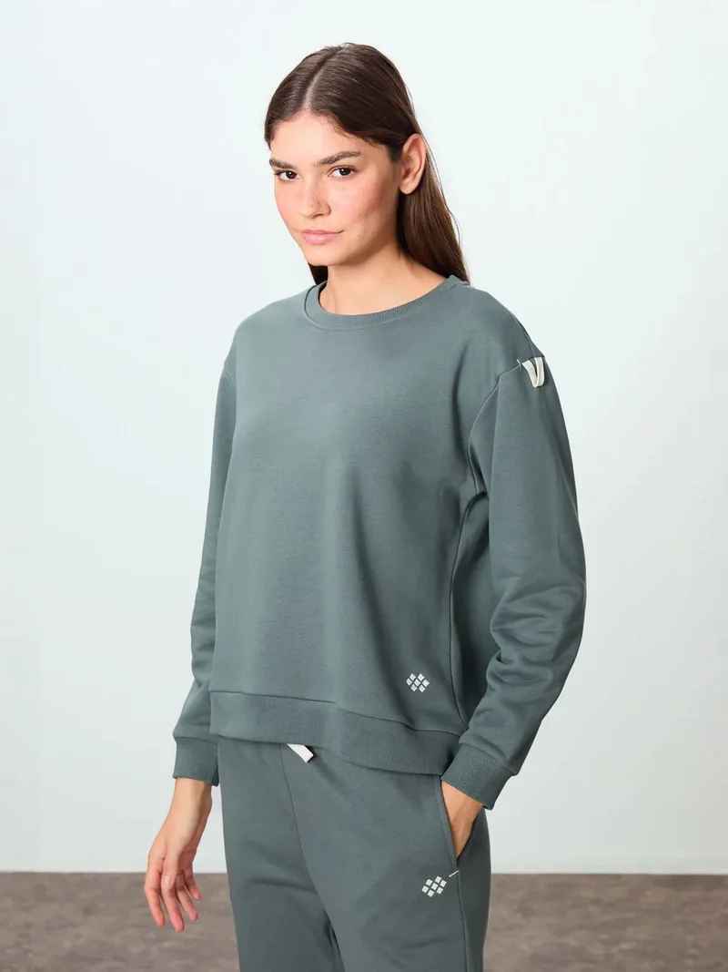 تومي لايف TOMMY Oversized Cotton-polyester Sweatshirt And Pants Set