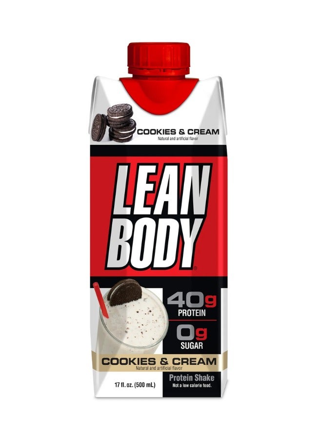 Lean Box Cookies Buy Lean Body Cookies N Cream Protein Drink Online | 15 Minutes Instant ...