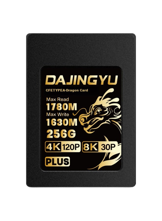 DAJINGYU بطاقة ذاكرة داجينغيو الحوت الكبير Cfa نوع Cfexpress A لكاميرات سوني A1 A7 Fx3 Fx6 A93 Cfe-a بطاقة دراجون بلس - 256 جيجابايت - Image 5