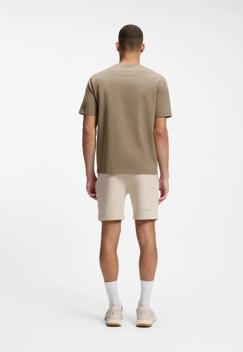 بوس Stretch-cotton T-shirt with logo artwork