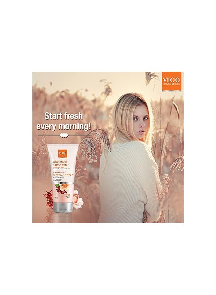 VLCC VL Witch Hazel & Rose Water Gentle Face Wash - Image 3