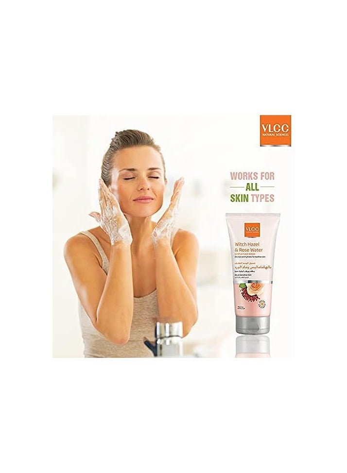 VLCC VL Witch Hazel & Rose Water Gentle Face Wash - Image 5