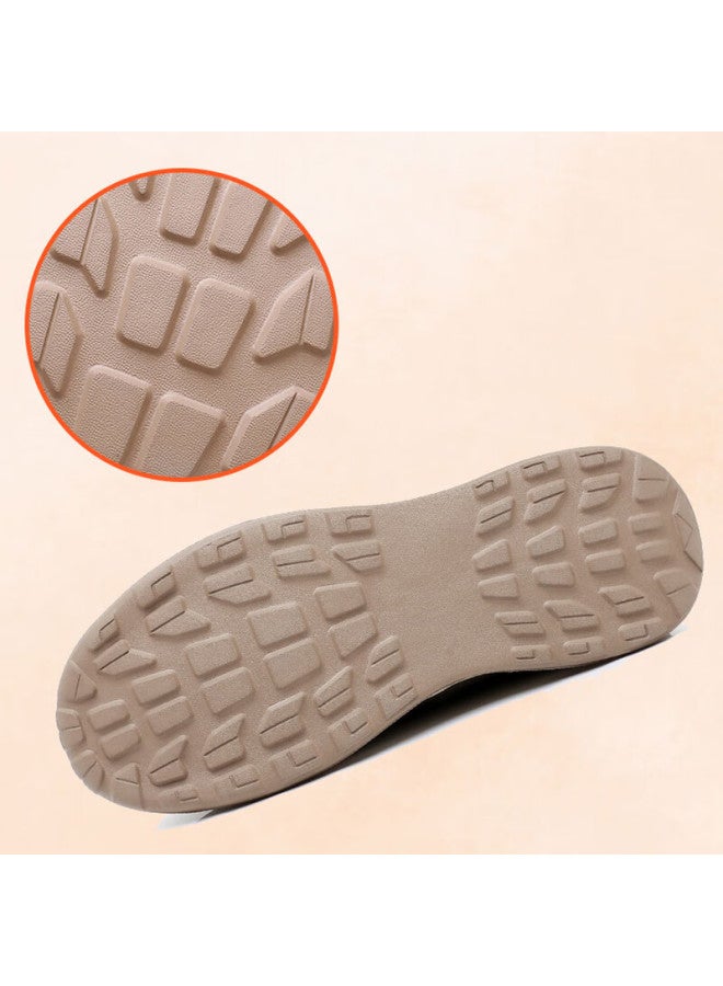 Anglerfish Monkfish Spring And Autumn Old Beijing Cloth Shoes Men's Breathable Slip-on Canvas Shoes Casual Dad Shoes A5032 Black 41 - Image 4