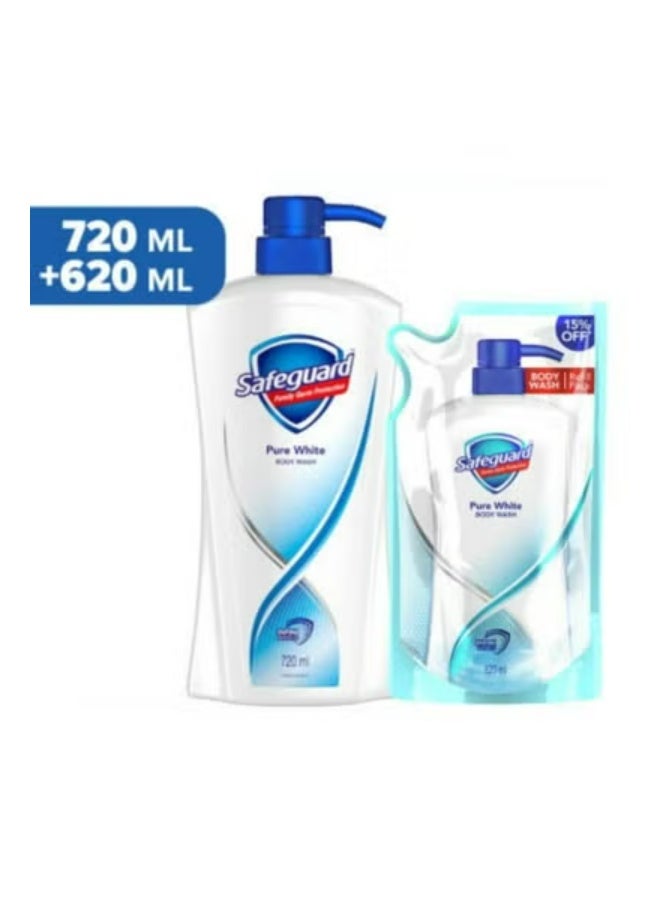 Safeguard Body Wash Pure White And Body Wash Pure White