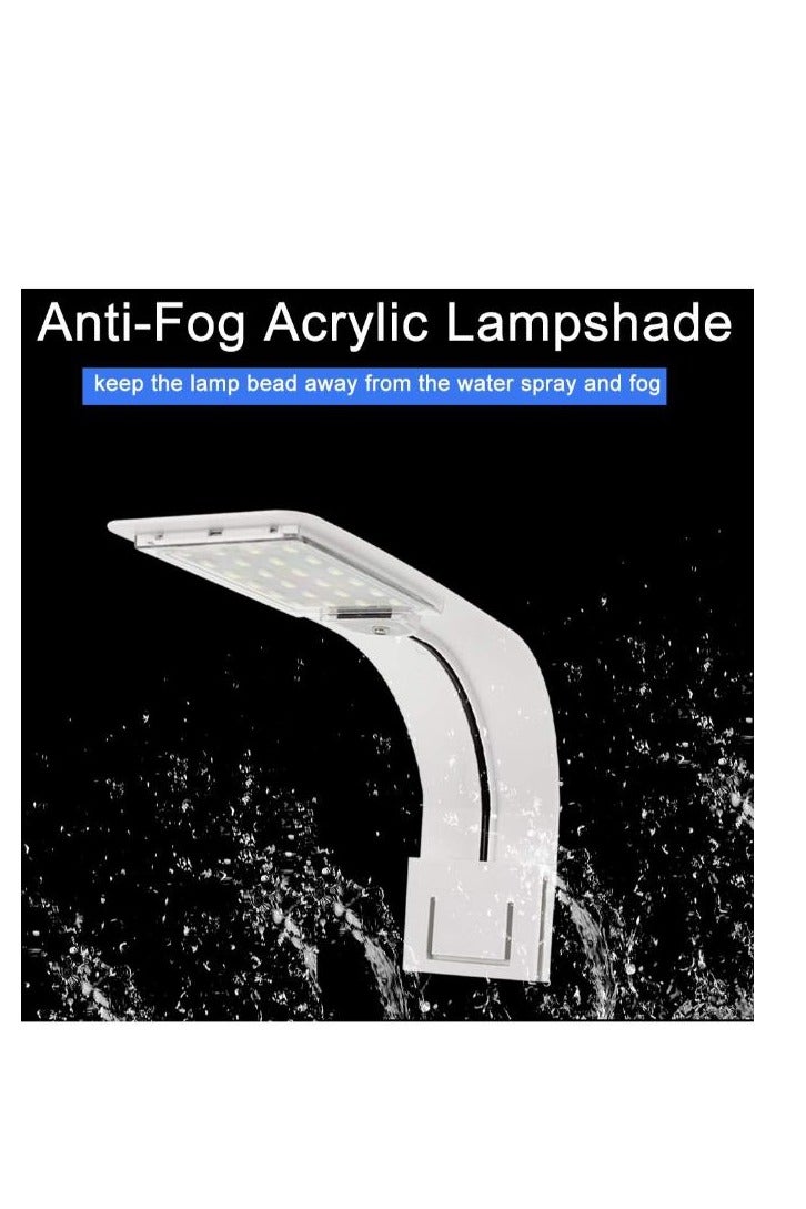 X5 24 LED Aquarium Light 10W Clip-on Lamp Aquatic Plant Lighting for 25 - 40 cm Fish Tank - Black - Image 1