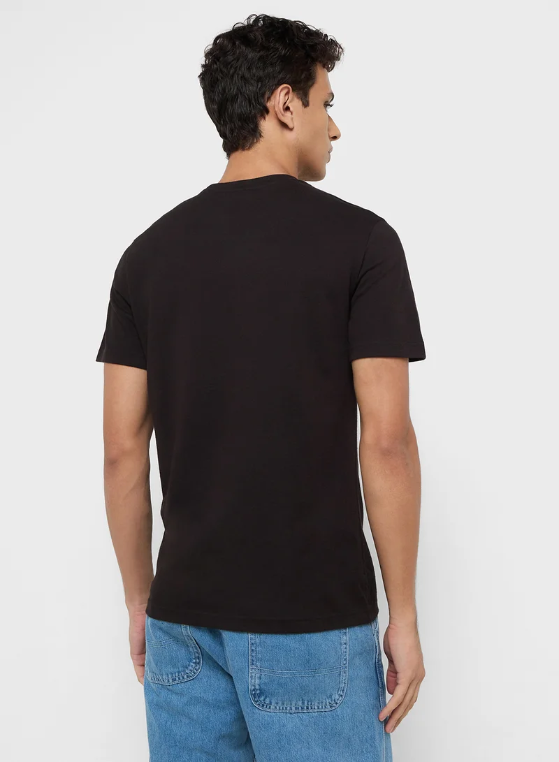 LACOSTE Regular Fit Crew Neck T-Shirt