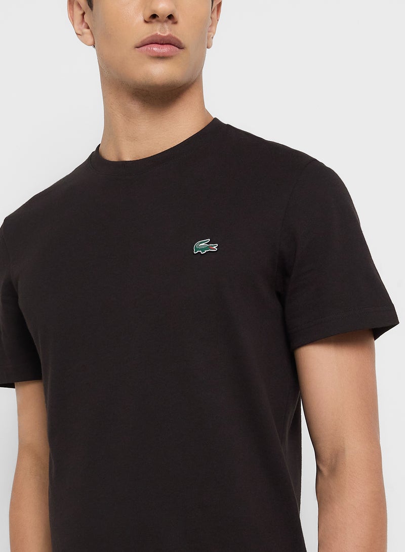 LACOSTE Regular Fit Crew Neck T-Shirt - Image 3