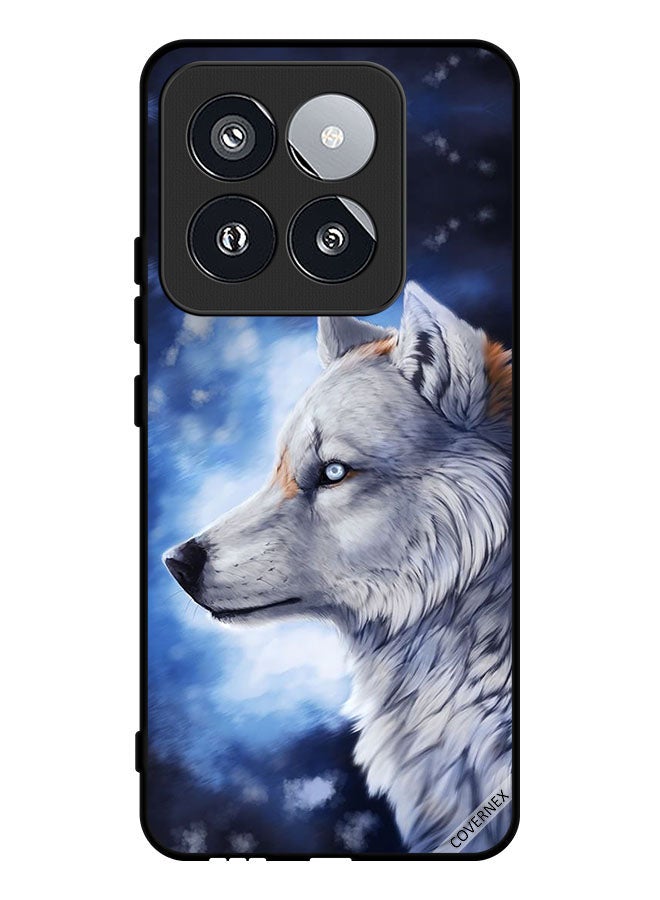 Covernex Protective Case Cover For Xiaomi 14 Pro Wolf Paint Art - Image 1