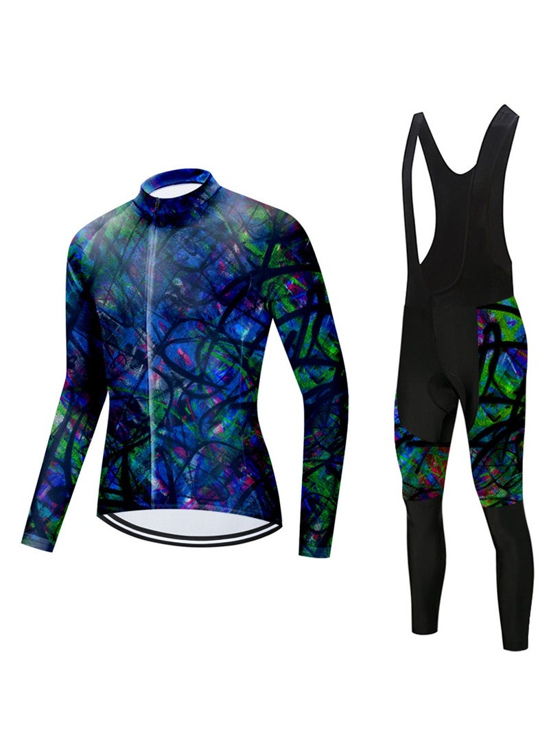KUYING GR New Summer Outdoor Sunscreen Moisture Absorption Quick Drying Bicycle Women's Cycling Clothing Set  - Image 1