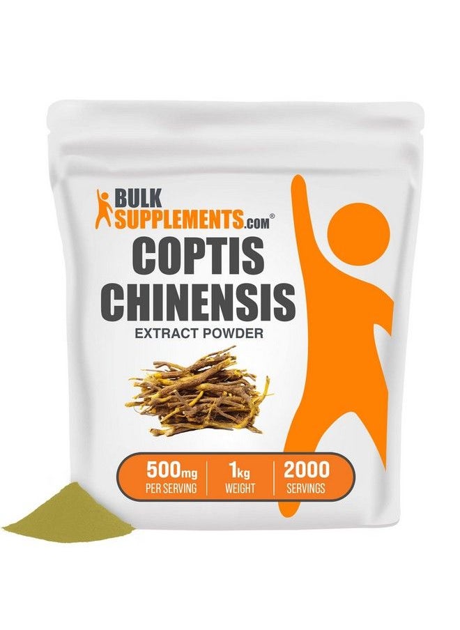 BULKSUPPLEMENTS.COM - Coptis Chinensis Extract Golden Thread Extract Chinen Salt Coptis Root Extract Goldthread Herb Extract Chinese Herbs Supplement (1 Kilogram 2.2 Lbs) - Image 1