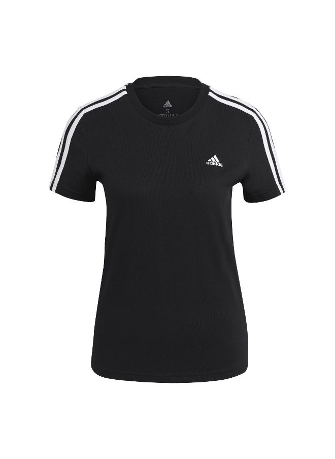 Adidas adidas W 3S T Black Training T-Shirts 2XS  - Image 2
